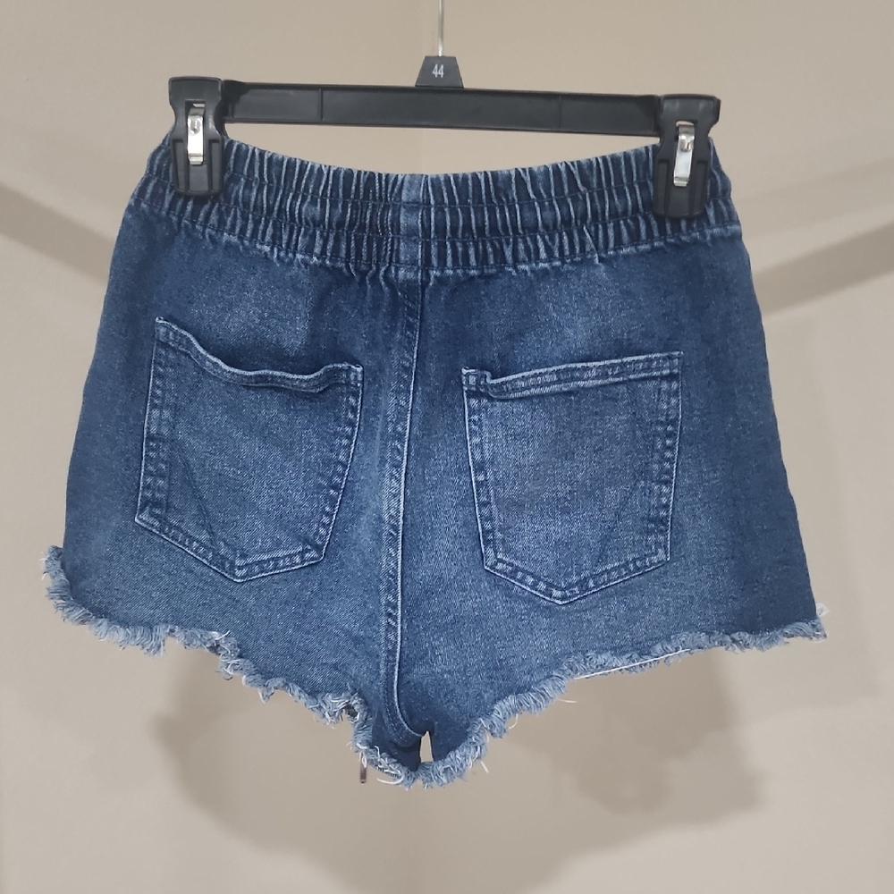 Kendall & Kylie Dark Blue Jean Shorts - Picture 5 of 5